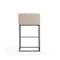 Manhattan Comfort Embassy Barstool in Cream and Black BS018-CR - alternate 7